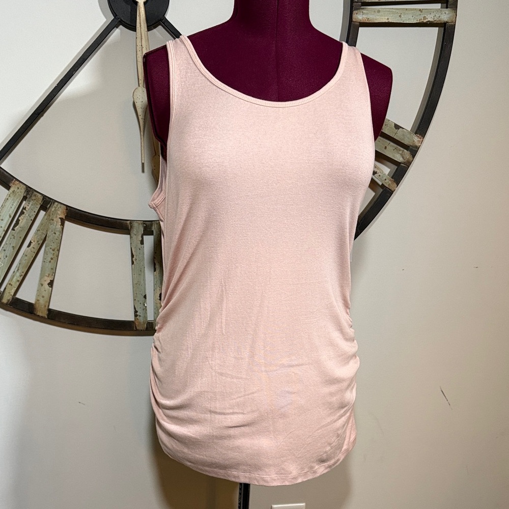 a:glow Maternity Blush Tank Top NWTS